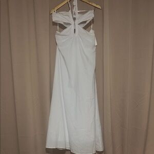 Petal & Pup White Strapless Dress